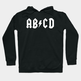 ACDC Parody ABCD Shirt rock and roll Hoodie